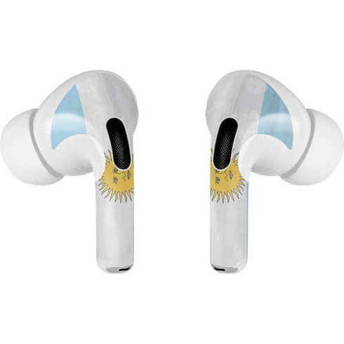 Argentina Flag Distressed AirPods Skins